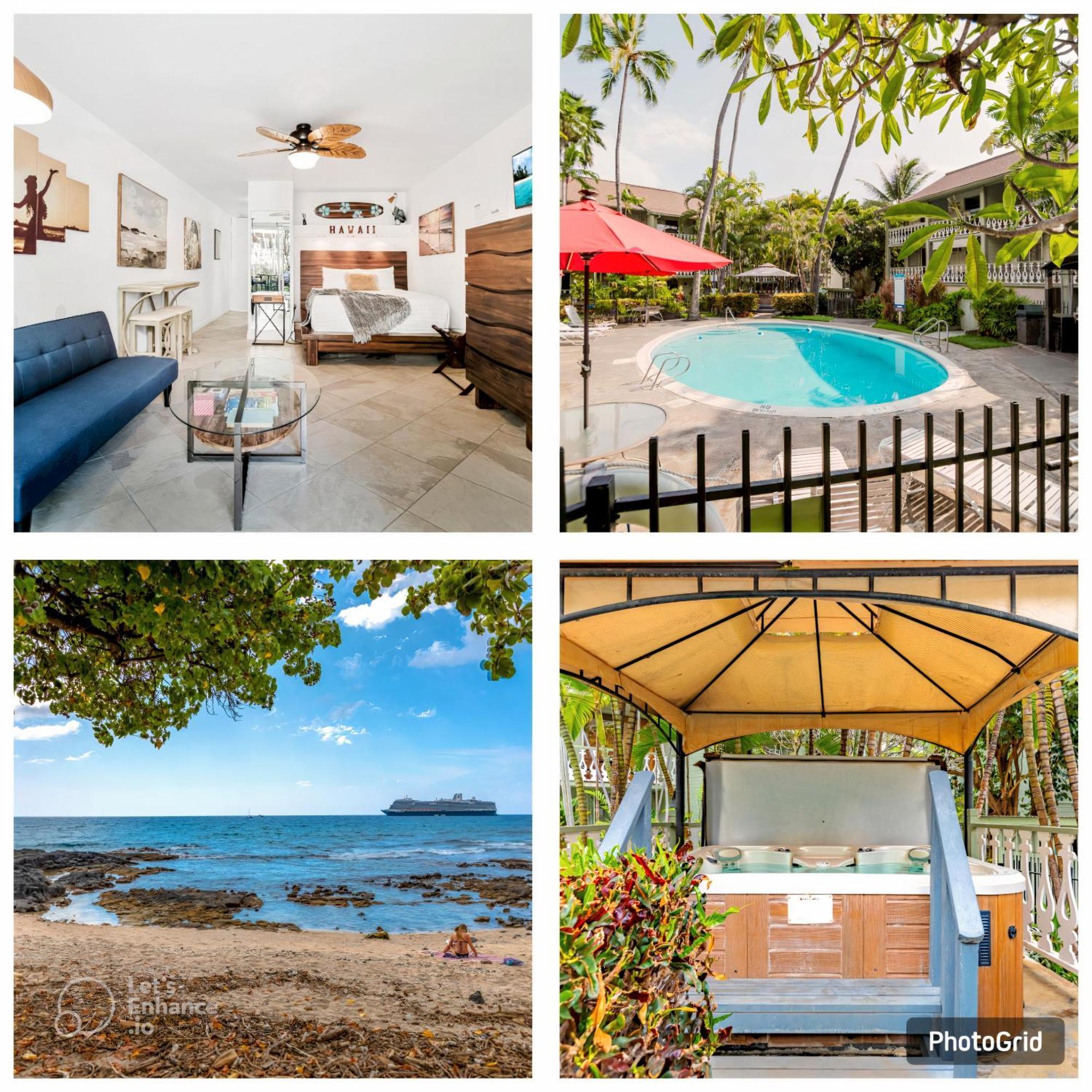 Aparthotel Downtown Hawaiian Paradise With Hot Tub, Pool & - Kona Islander