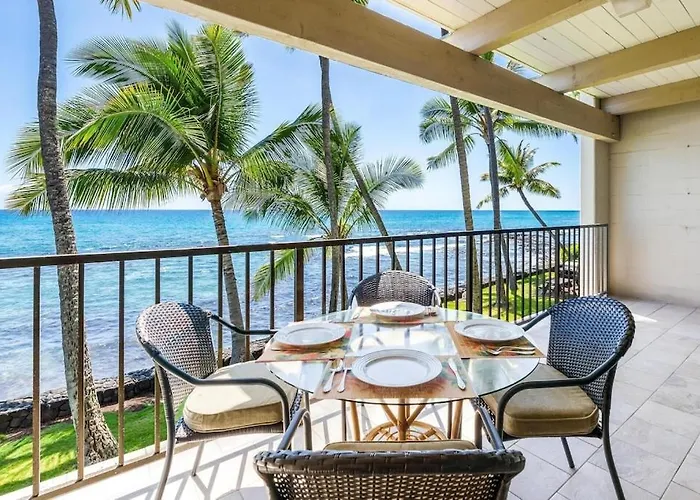 New Top Hawaii Oceanfront 2Br/2Br With White Sand Beach-Kona Bali Kai 206