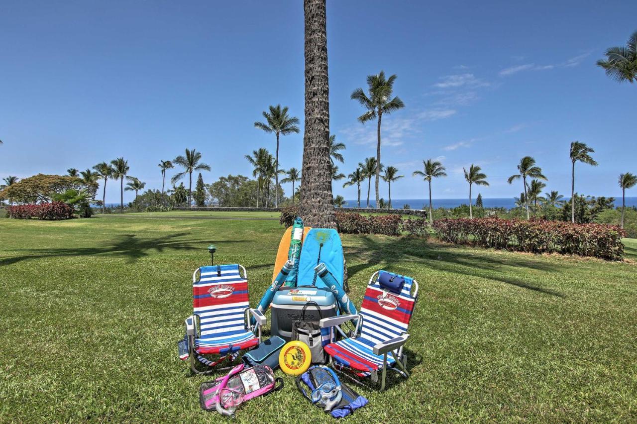 Kona Golf On Eighteenth Tee With Pool Access Apartment