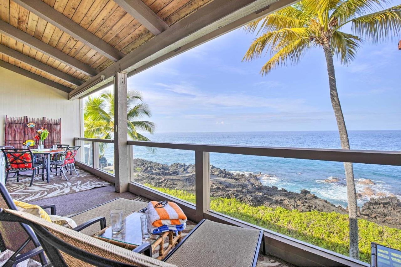 Apartment Airy Oceanfront Gem With Community Pool Kailua-Kona