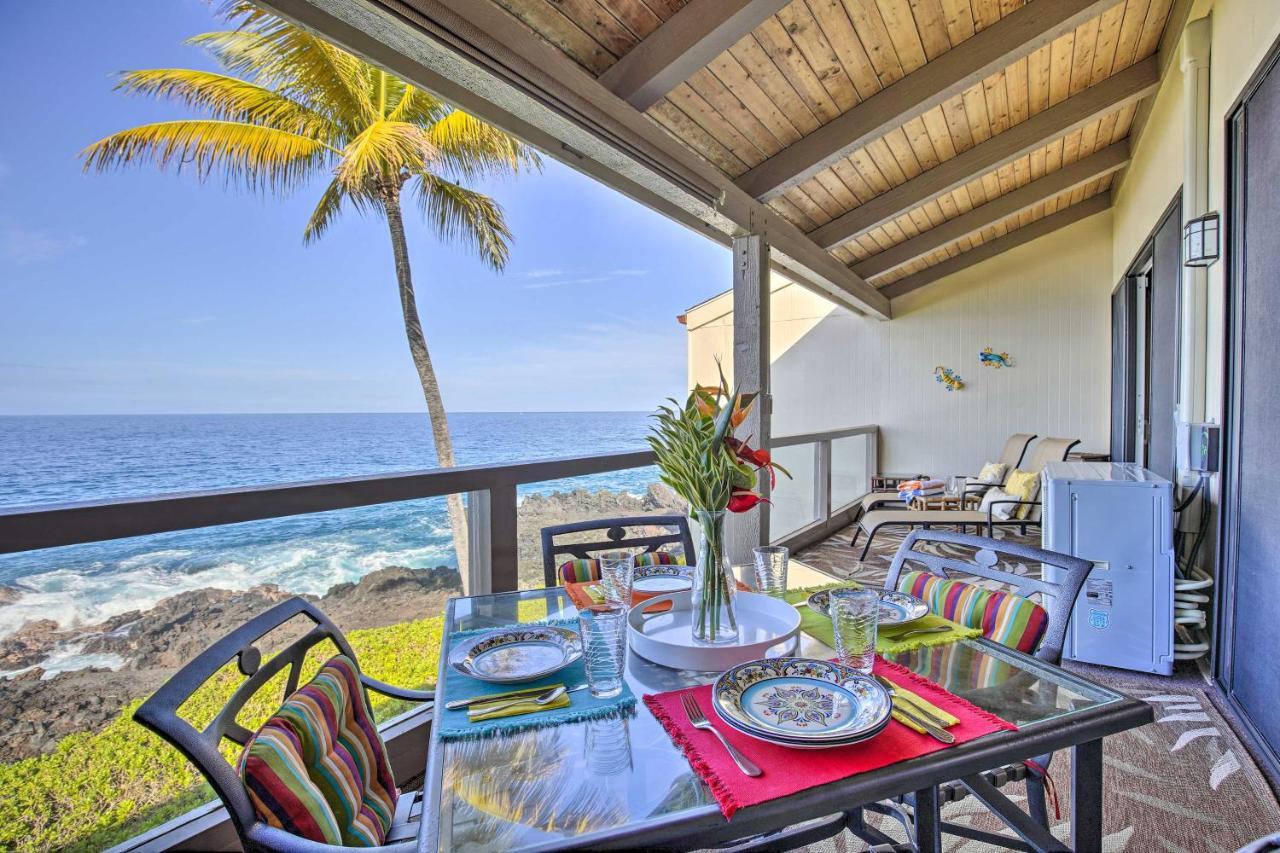 Apartment Airy Oceanfront Gem With Community Pool Kailua-Kona