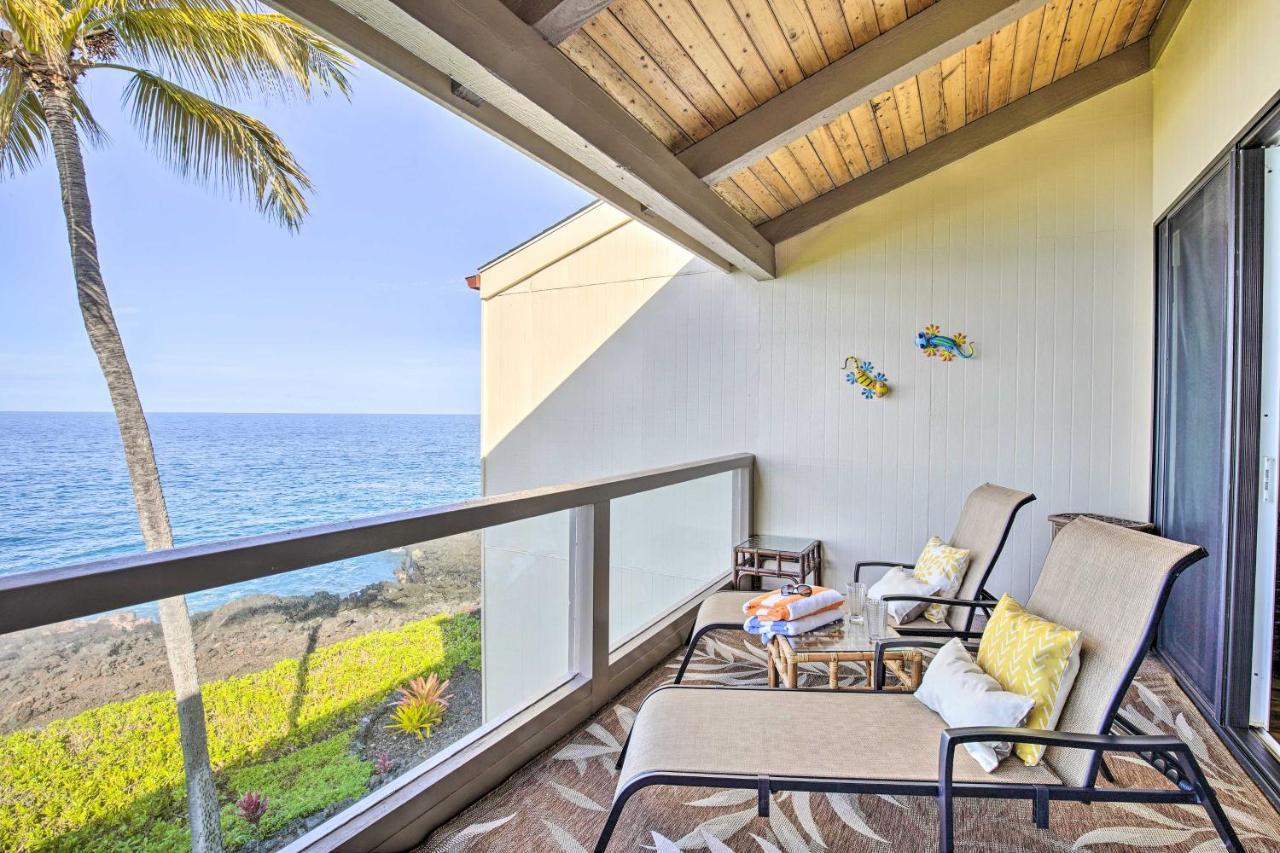 Airy Oceanfront Gem With Community Pool Kailua-Kona