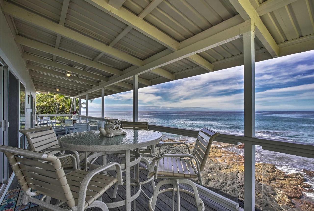 Oceanfront Kona With Access And Views! *