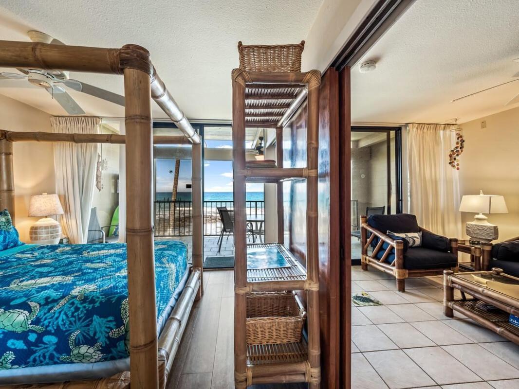 Oceanfront 1 Bedroom 2 Bathroom With Large Lanai - Kona Bali Kai 218