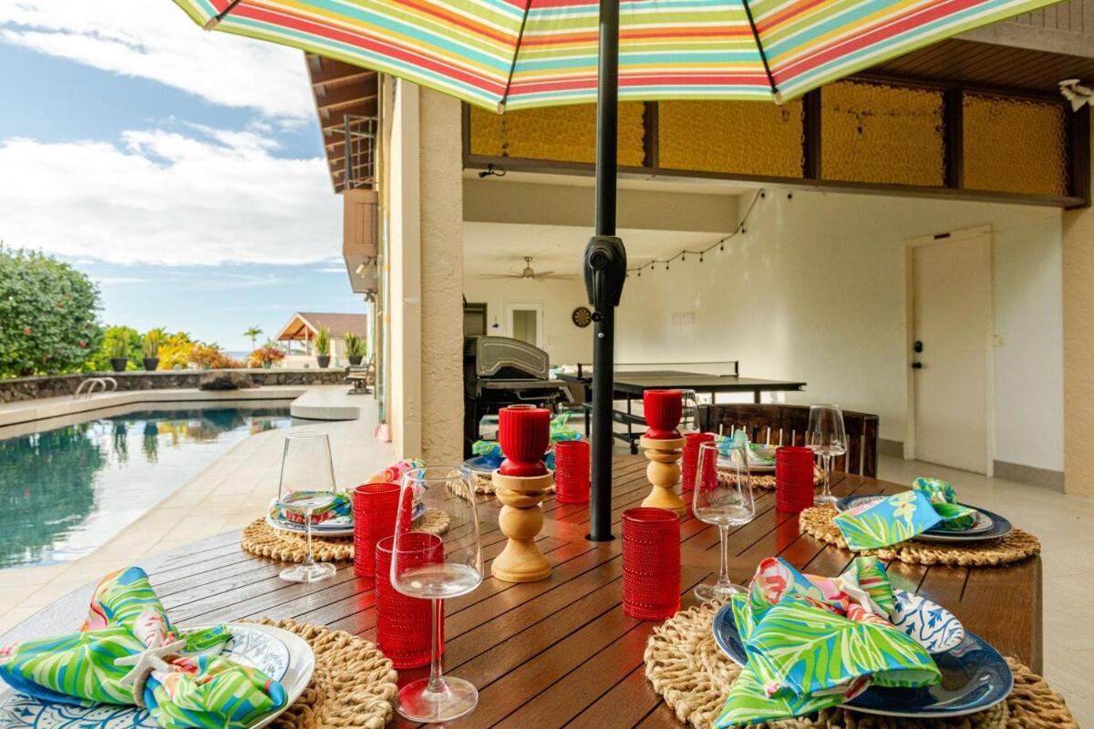 Villa Hawaiian Escape With Pool Expansive Lanai Stunning Sunset Views Kailua-Kona