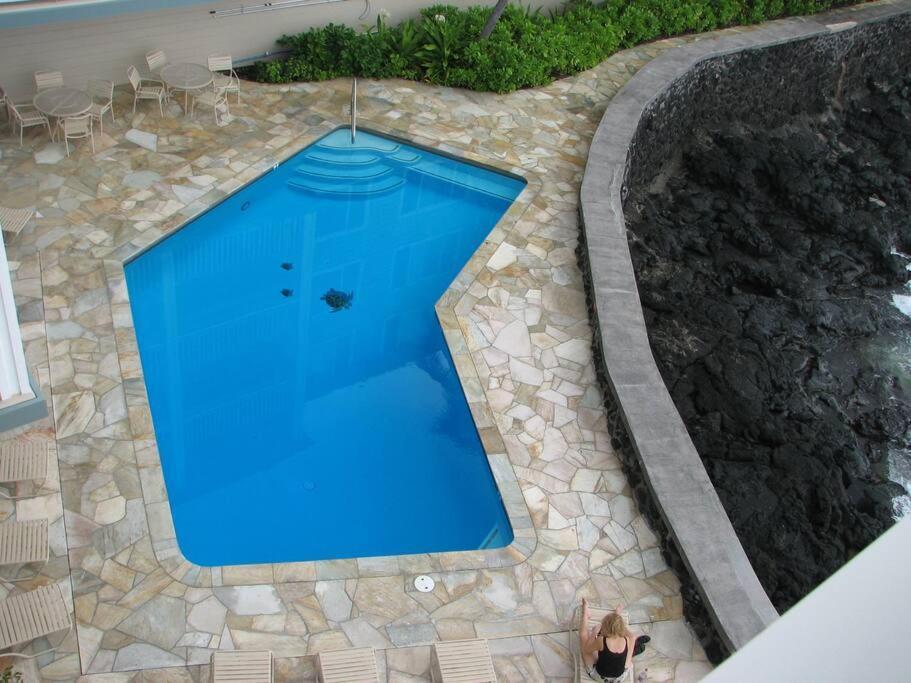 On The Ocean, Lagoon And Garden - Hale Kona Kai 411 By Casago Kona Holiday home